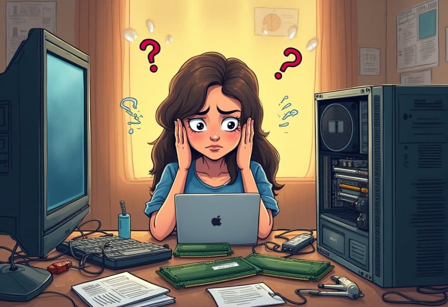 When tech upgrades go sideways: a comedy of misplaced parts and misfits