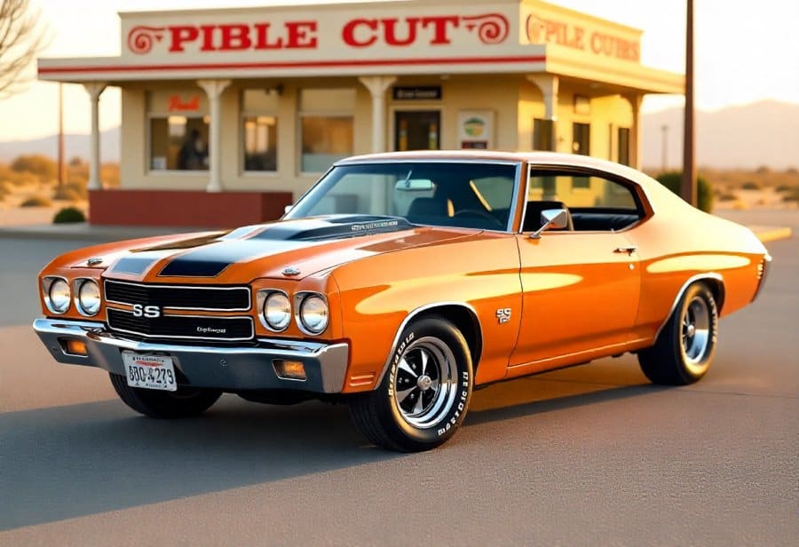 Experience the unfiltered fury of the 1970 Chevelle SS 454 in motion